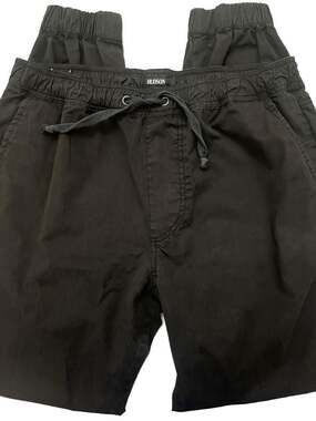 Hudson Elliot Drawstring Jogger Pants Black M214TAA